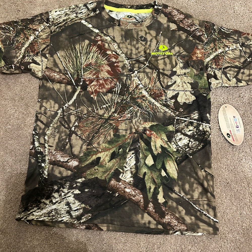 Mossy Oak Men's Woodland Camo Tee